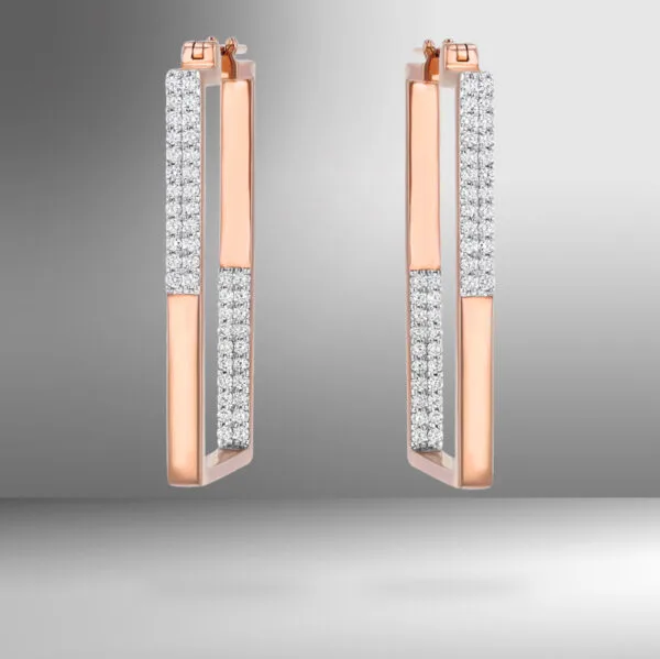 Rose Gold Earrings