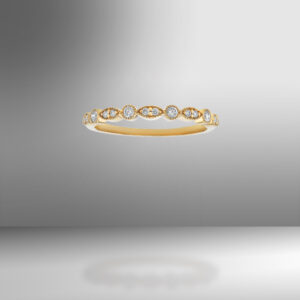 engagement diamond ring yellow 18 kt