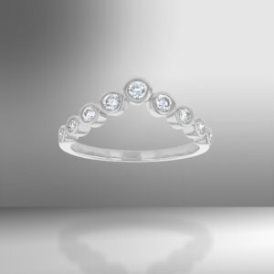 White gold diamond ring women