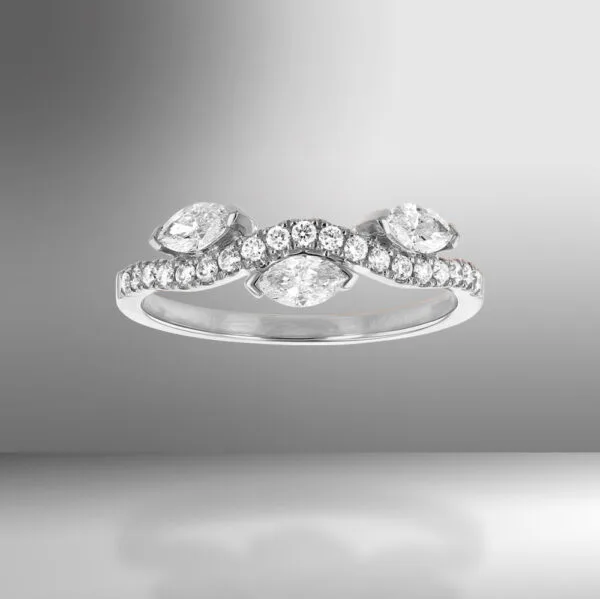 Luxurious Diamond Rings Designs White
